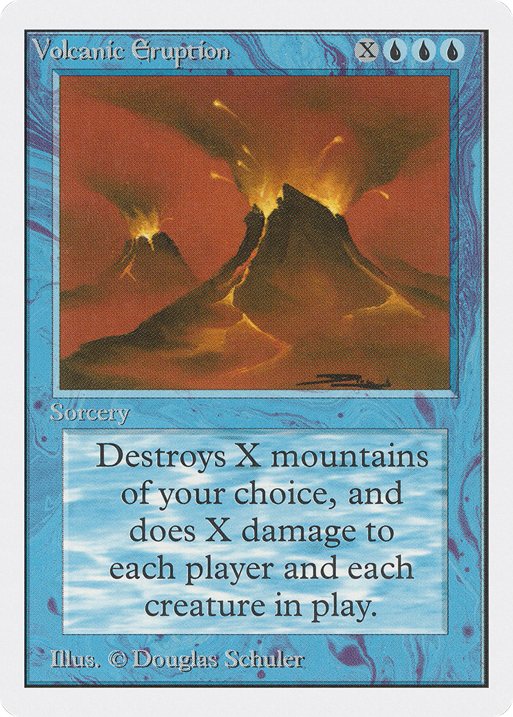 Volcanic Eruption (2ED-) [Oldschool] Unlimited Edition MTG Single Wizards of the Coast