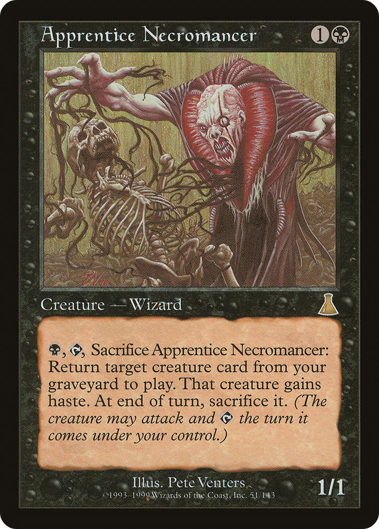 Apprentice Necromancer (UDS-051) [Urza's Destiny] MTG Single Wizards of the Coast