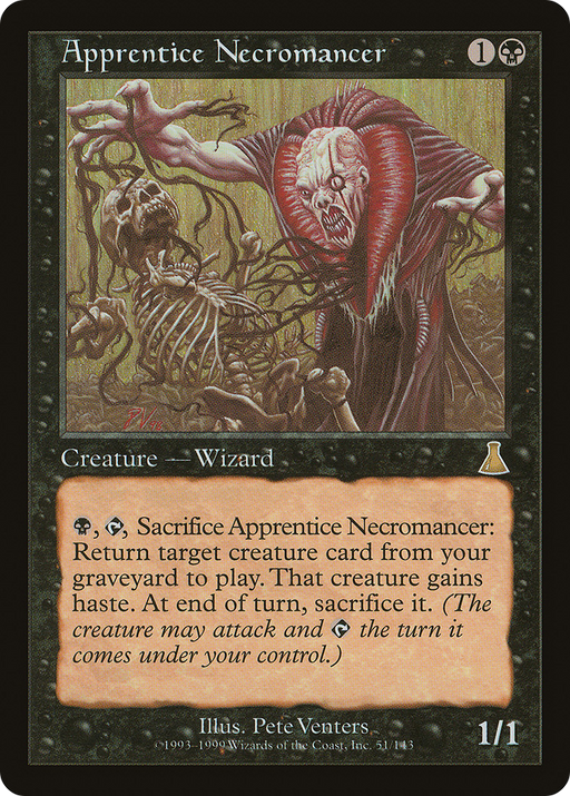 Apprentice Necromancer (UDS-051) [Urza's Destiny] MTG Single Wizards of the Coast