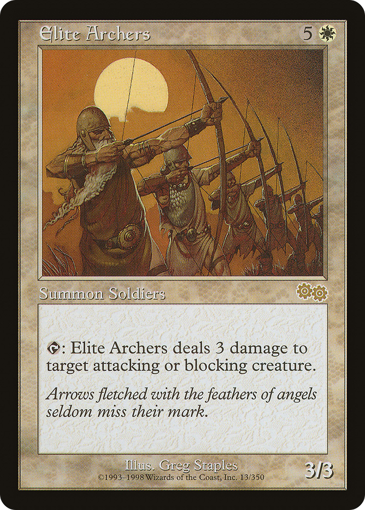 Elite Archers (USG-013) [Urza's Saga] MTG Single Wizards of the Coast