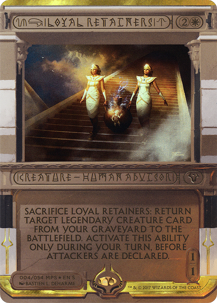 Loyal Retainers (MPS2-004) [Amonkhet Invocations] (Borderless) Foil MTG Single Wizards of the Coast