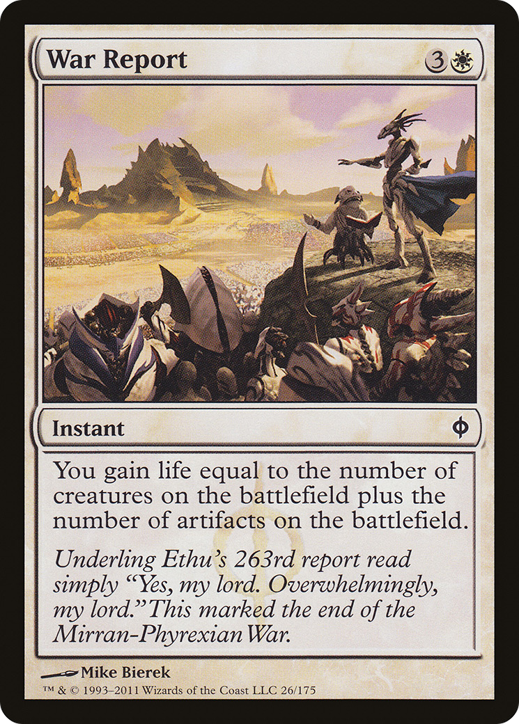 War Report (NPH-026) [New Phyrexia] MTG Single Wizards of the Coast