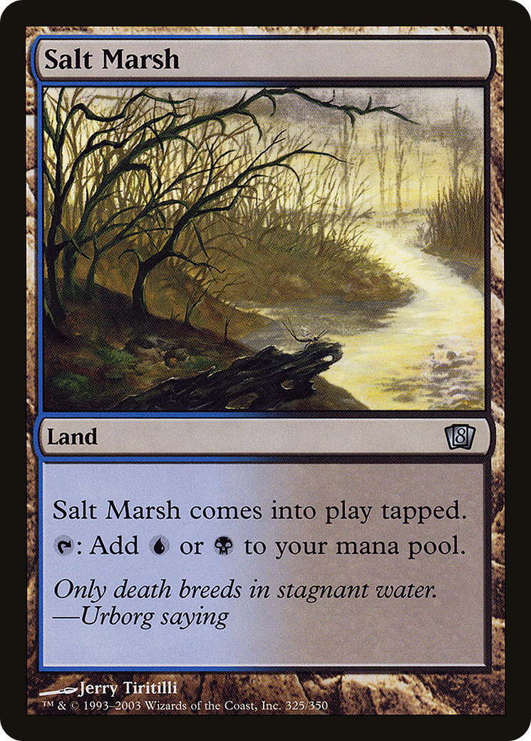 Salt Marsh (8ED-325) [8th Edition] Foil MTG Single Wizards of the Coast