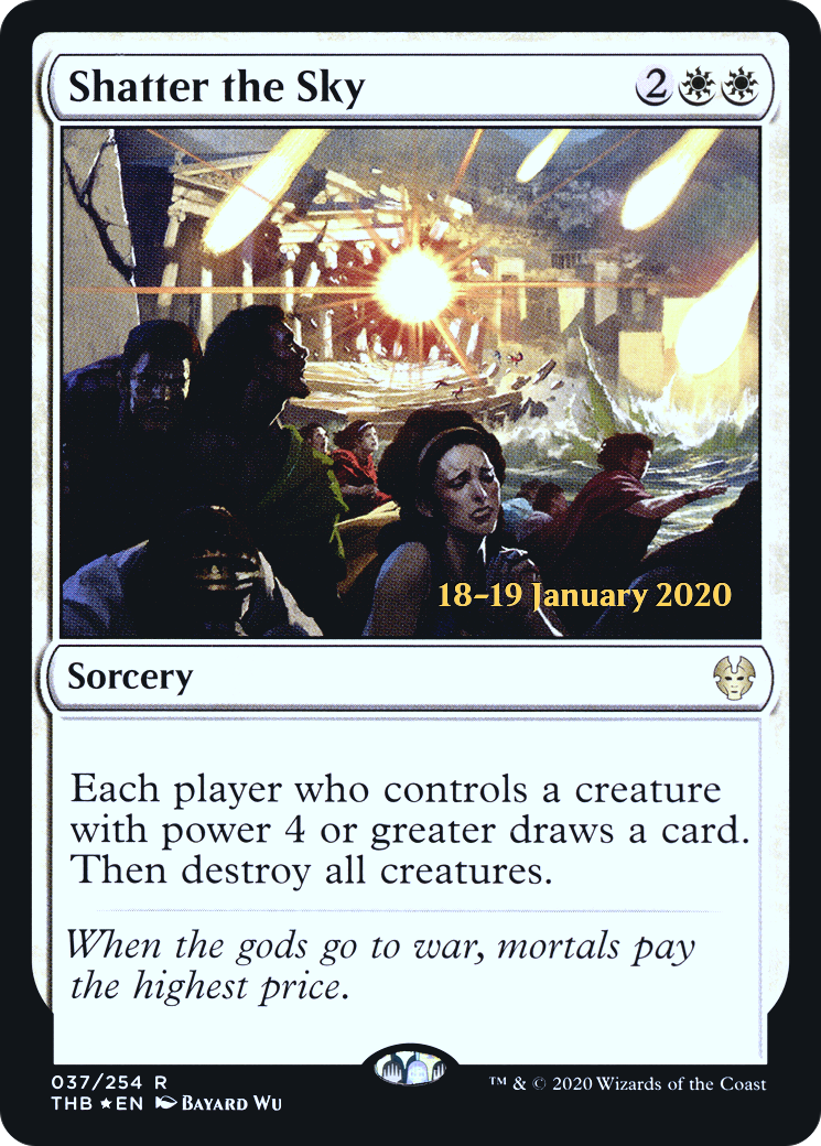 Shatter the Sky (PRE-037) [Theros Beyond Death Promos] Foil MTG Single Wizards of the Coast
