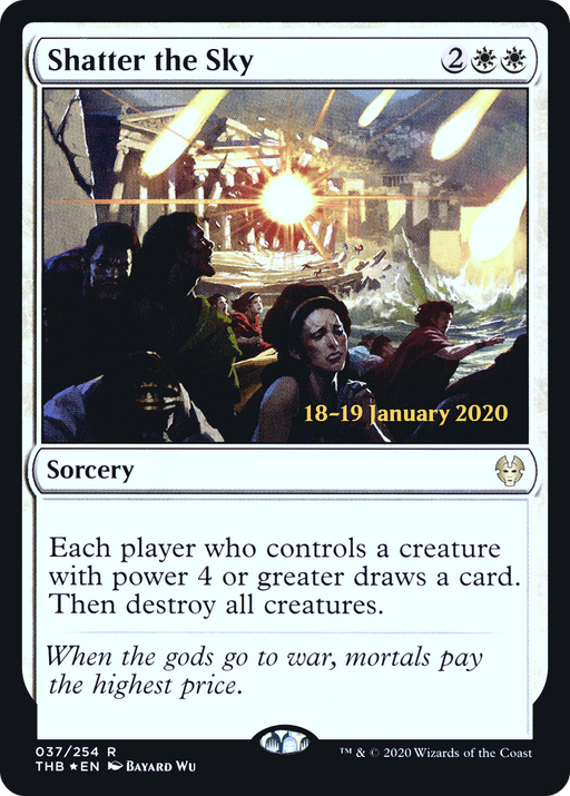 Shatter the Sky (PRE-037) [Theros Beyond Death Promos] Foil MTG Single Wizards of the Coast