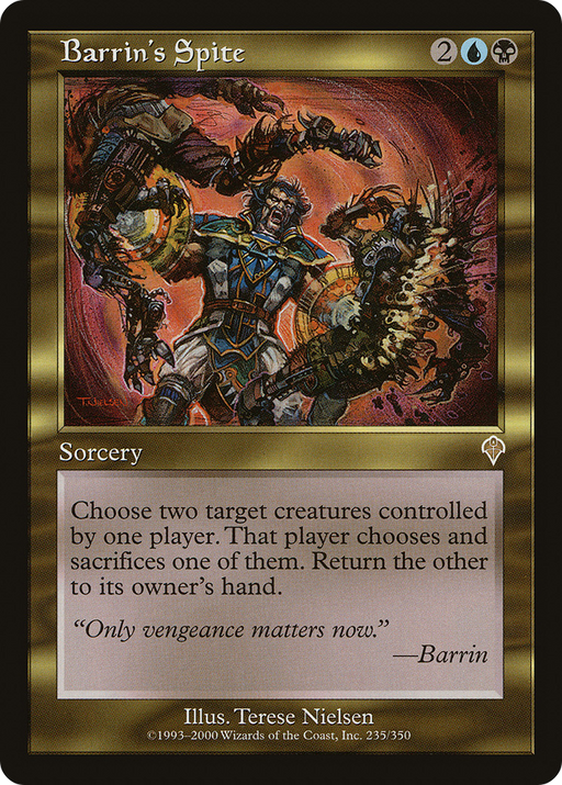 Barrin's Spite (INV-235) [Invasion] MTG Single Wizards of the Coast