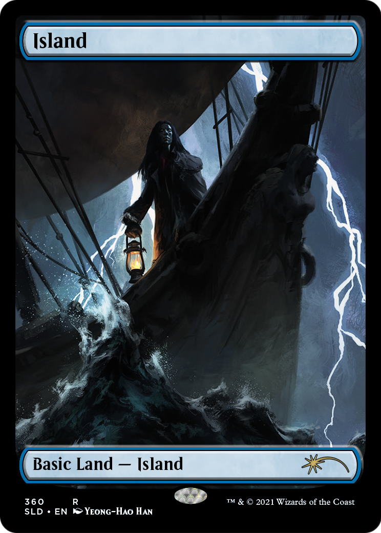 Island (The Dracula Lands) (SLD-360) [Secret Lair] Drop Foil MTG Single Wizards of the Coast