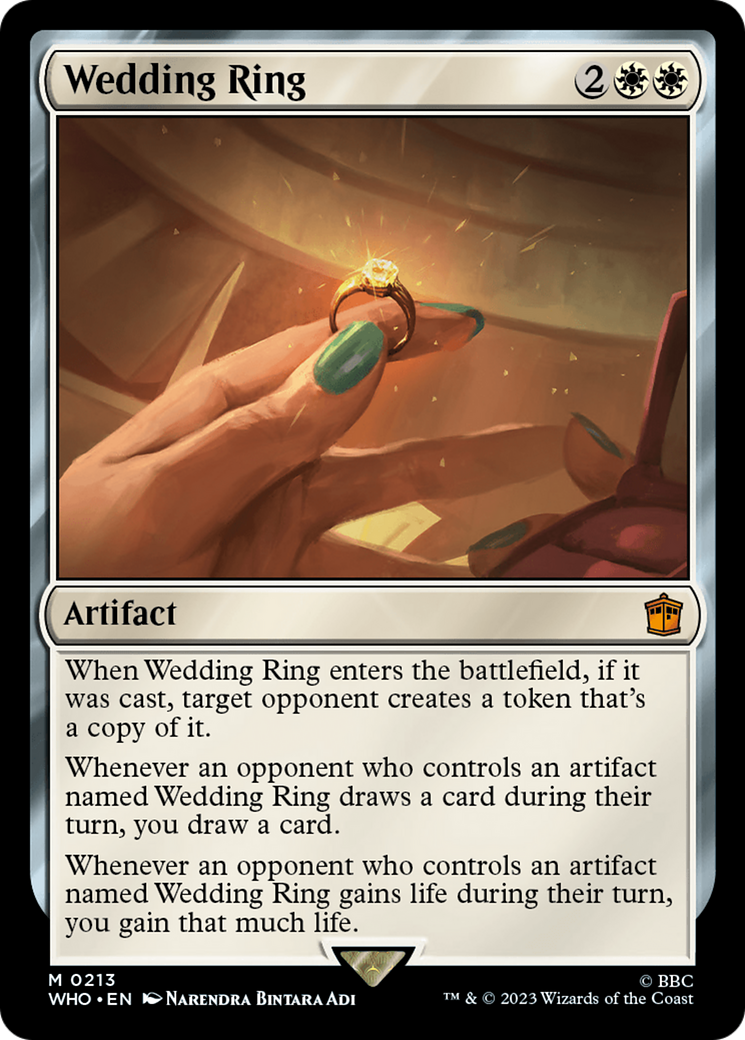 Wedding Ring (WHO-213) [Doctor Who] Foil MTG Single Wizards of the Coast