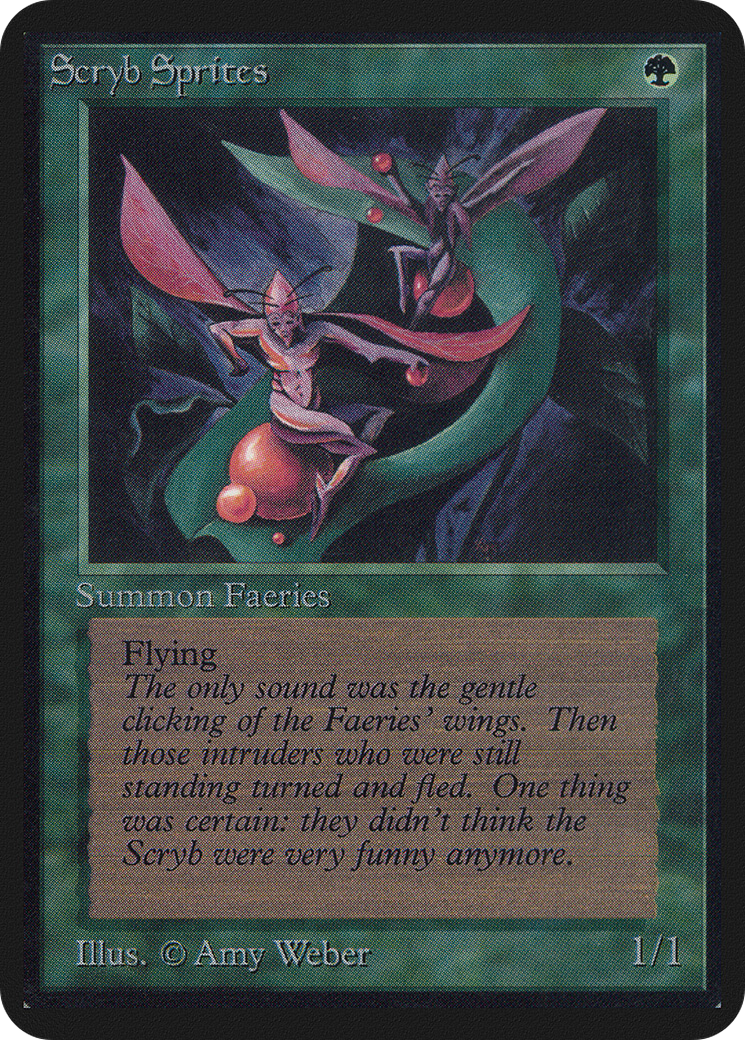 Scryb Sprites (LEA-215) [Oldschool] Limited Edition Alpha MTG Single Wizards of the Coast