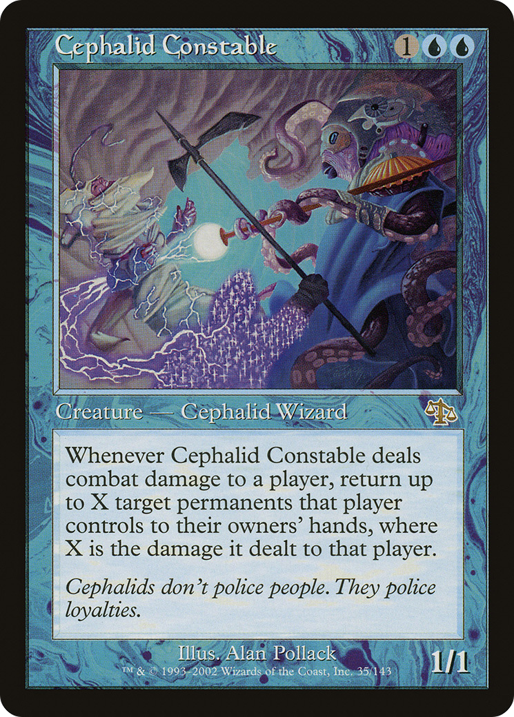Cephalid Constable (JUD-035) [Judgment] MTG Single Wizards of the Coast