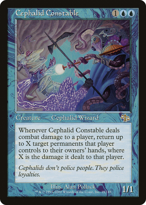 Cephalid Constable (JUD-035) [Judgment] MTG Single Wizards of the Coast