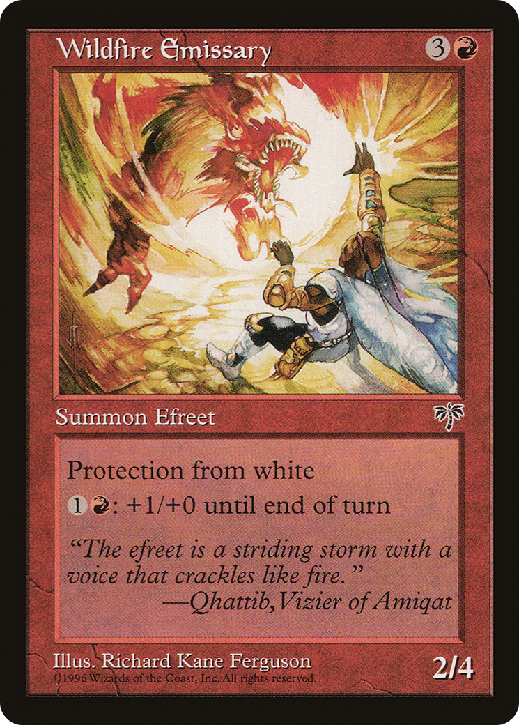 Wildfire Emissary (MIR-203) [Mirage] MTG Single Wizards of the Coast