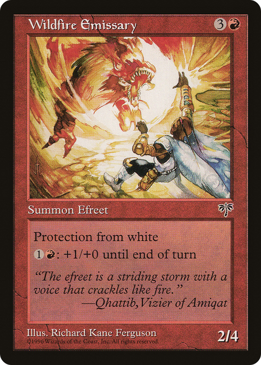 Wildfire Emissary (MIR-203) [Mirage] MTG Single Wizards of the Coast