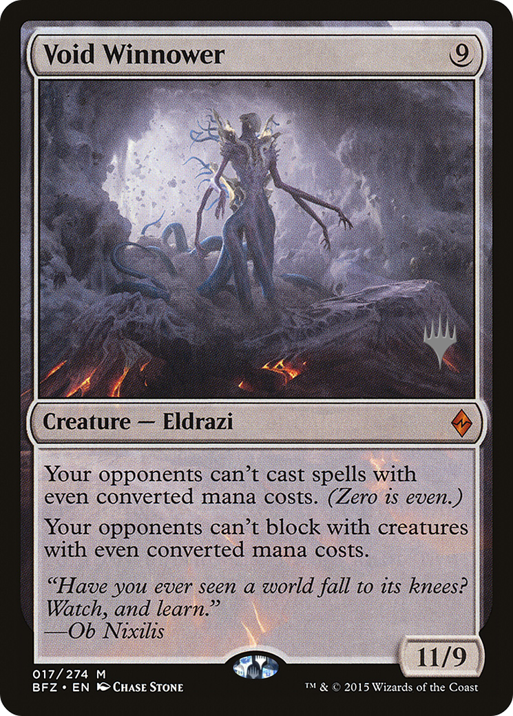 Void Winnower (PPKHM-017) [Battle for Zendikar Promos] MTG Single Wizards of the Coast