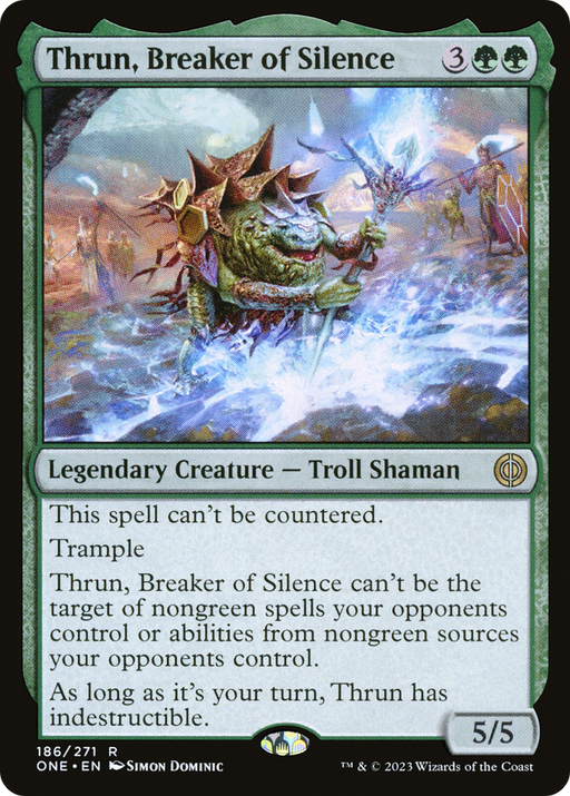 Thrun, Breaker of Silence (ONE-186) [Phyrexia: All Will Be One] MTG Single Wizards of the Coast
