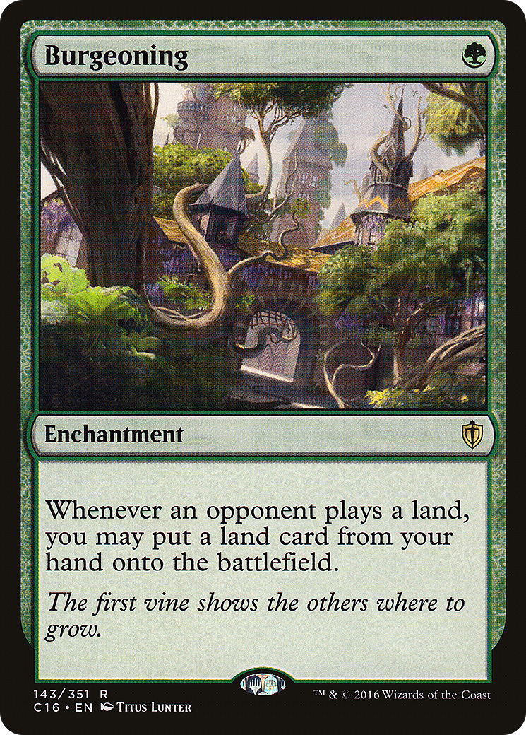 Burgeoning (C16-143) [Commander 2016] MTG Single Wizards of the Coast