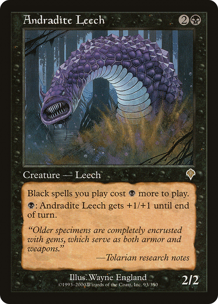 Andradite Leech (INV-093) [Invasion] MTG Single Wizards of the Coast