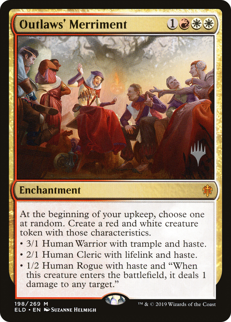 Outlaws' Merriment (PPELD-198) [Throne of Eldraine Promos] Foil MTG Single Wizards of the Coast