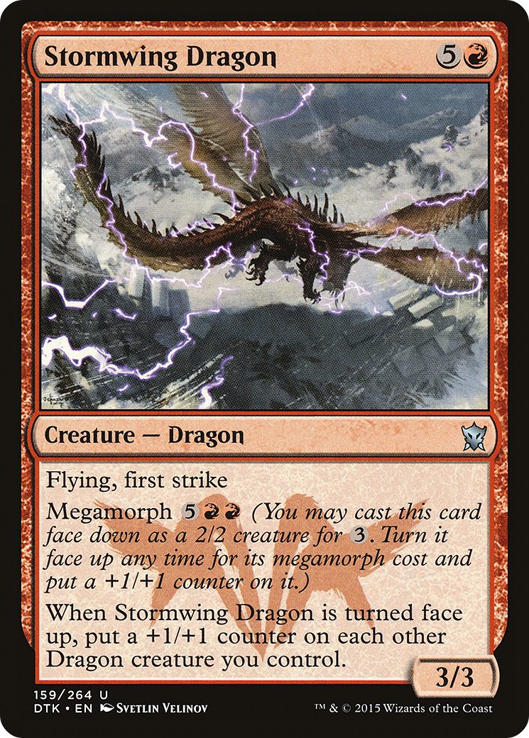 Stormwing Dragon (DTK-159) [Dragons of Tarkir] MTG Single Wizards of the Coast