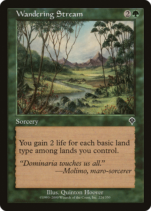 Wandering Stream (INV-224) [Invasion] MTG Single Wizards of the Coast