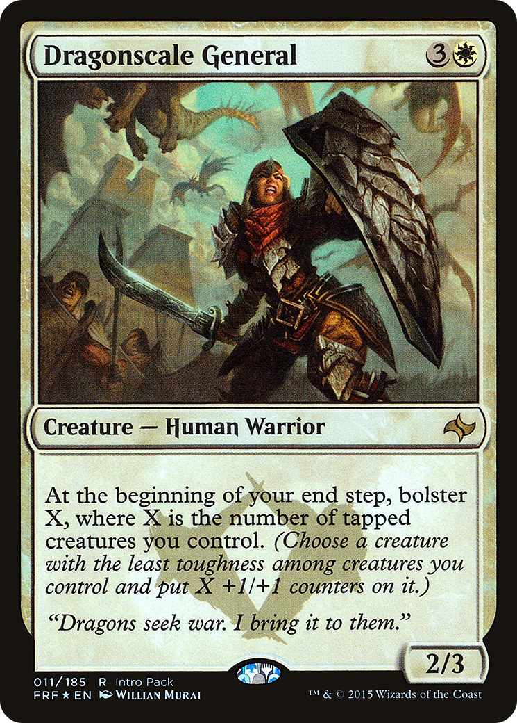 Dragonscale General (UMP-011) [Fate Reforged Promos] Foil MTG Single Wizards of the Coast