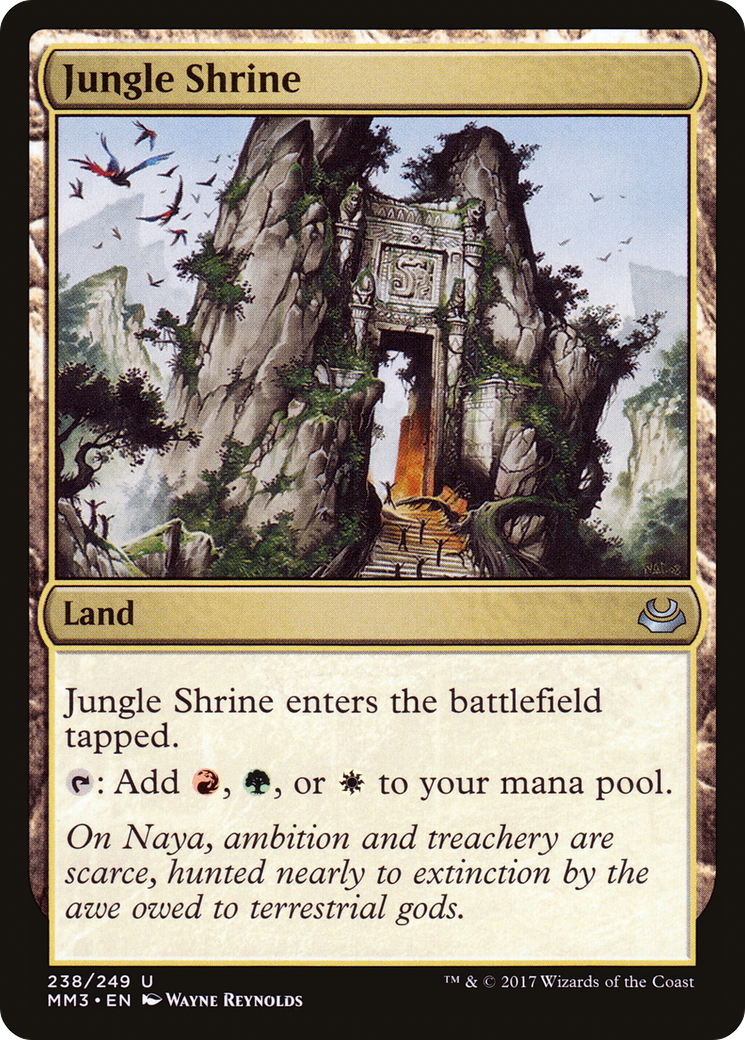 Jungle Shrine (MM3-238) [Modern Masters 2017] MTG Single Modern Masters 2017