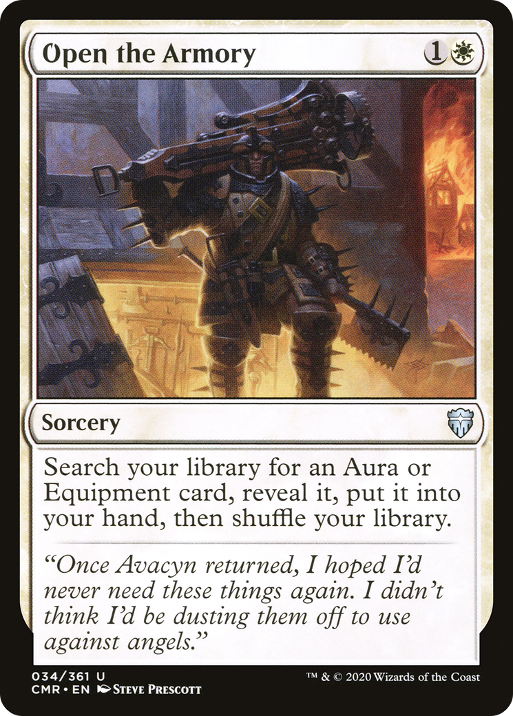 Open the Armory (CMR-034) [Commander Legends] Foil MTG Single Wizards of the Coast