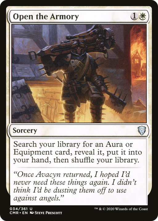 Open the Armory (CMR-034) [Commander Legends] MTG Single Wizards of the Coast