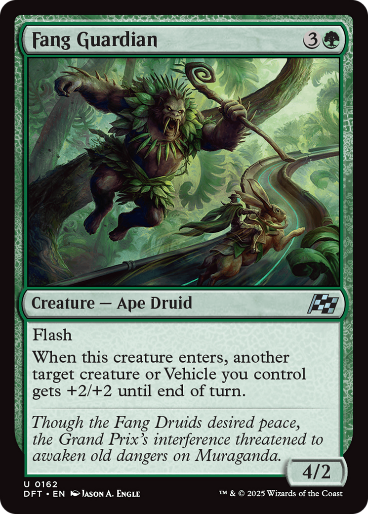 Fang Guardian (DFT-162) [Aetherdrift] Foil MTG Single Wizards of the Coast