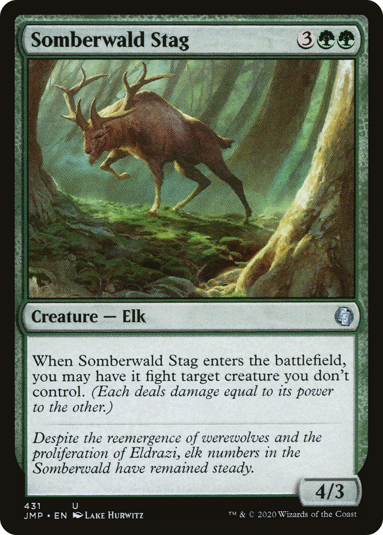 Somberwald Stag (JMP-431) [Jumpstart] MTG Single Wizards of the Coast