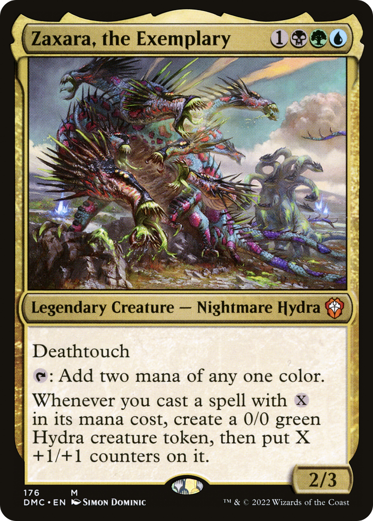 Zaxara, the Exemplary (DMC-176) [Dominaria United Commander] MTG Single Wizards of the Coast