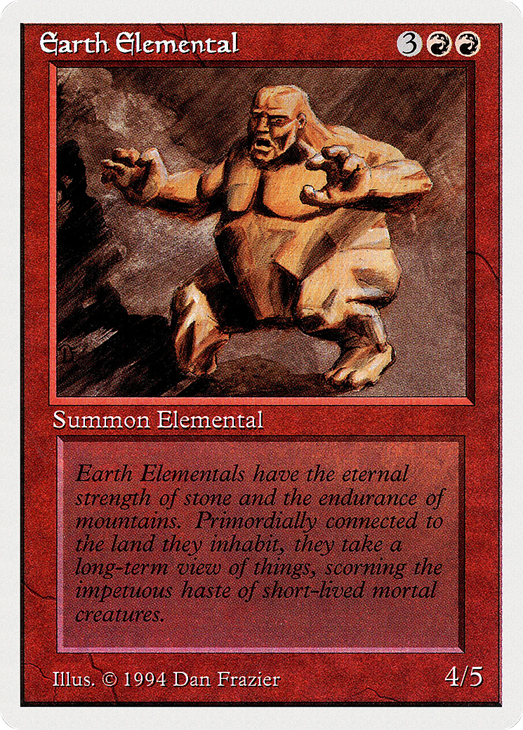 Earth Elemental (SUM-146) [Misc] Summer Magic / Edgar MTG Single Wizards of the Coast