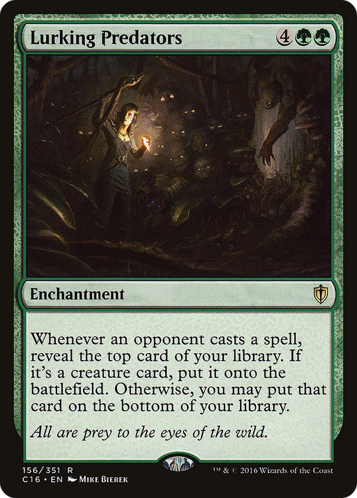 Lurking Predators (C16-156) [Commander 2016] MTG Single Wizards of the Coast