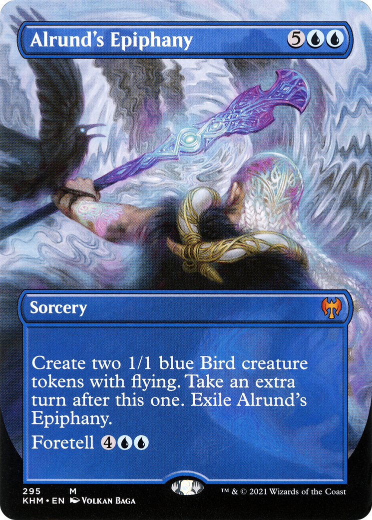 Alrund's Epiphany (KHM-295) [Kaldheim] (Borderless) MTG Single Wizards of the Coast