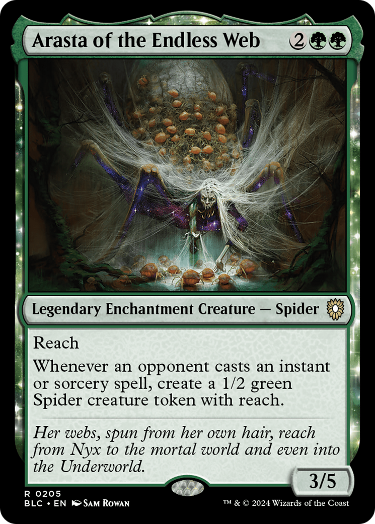 Arasta of the Endless Web (BLC-205) [Bloomburrow Commander] MTG Single Wizards of the Coast