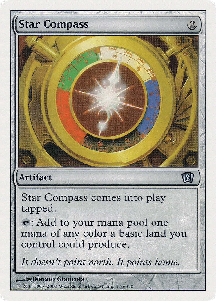 Star Compass (8ED-315) [8th Edition] MTG Single Wizards of the Coast