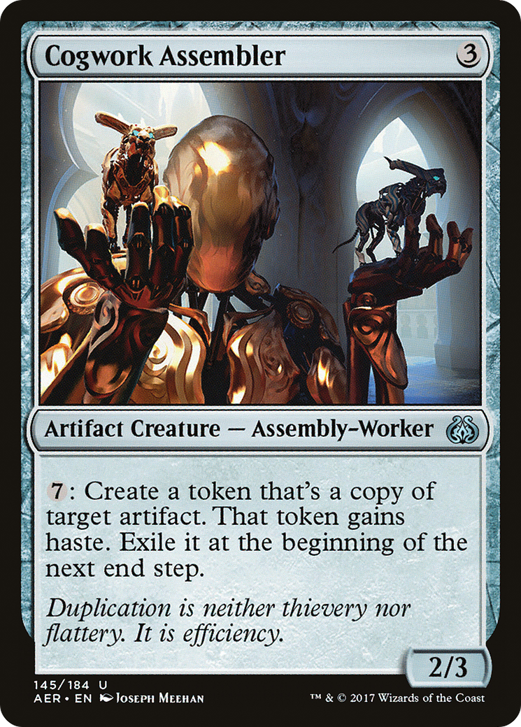Cogwork Assembler (AER-145) [Aether Revolt] Foil MTG Single Wizards of the Coast