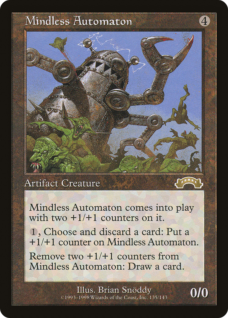 Mindless Automaton (EXO-135) [Exodus] MTG Single Wizards of the Coast