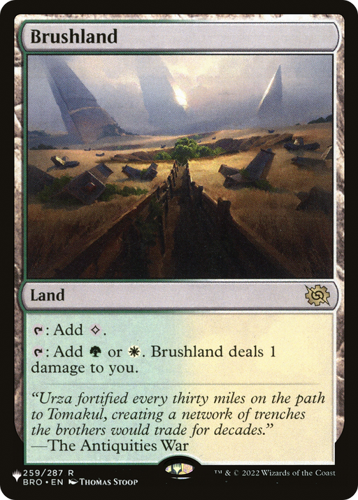 Brushland (LIST-BRO-259) [Mystery Booster] The List Reprints MTG Single Wizards of the Coast