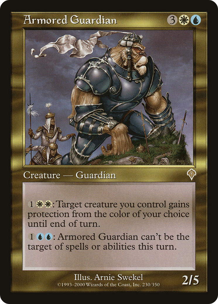 Armored Guardian (INV-230) [Invasion] MTG Single Wizards of the Coast