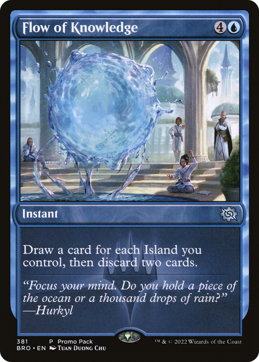 Flow of Knowledge (PPBRO-381) [The Brothers' War] MTG Single Wizards of the Coast