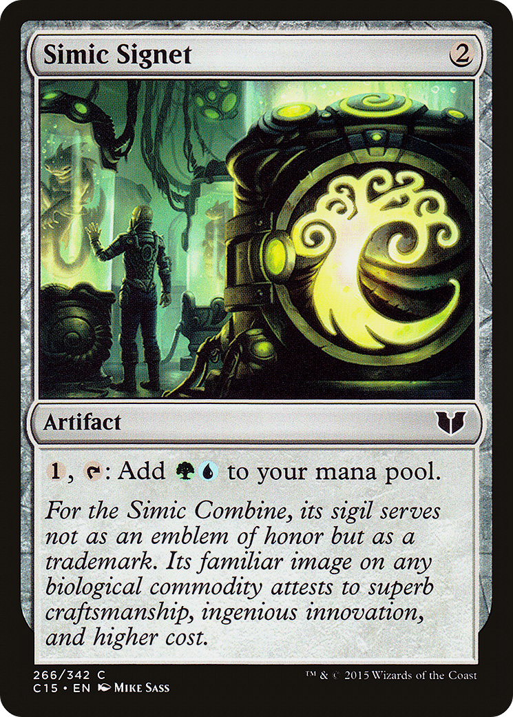 Simic Signet (C15-266) [Commander 2015] MTG Single Wizards of the Coast