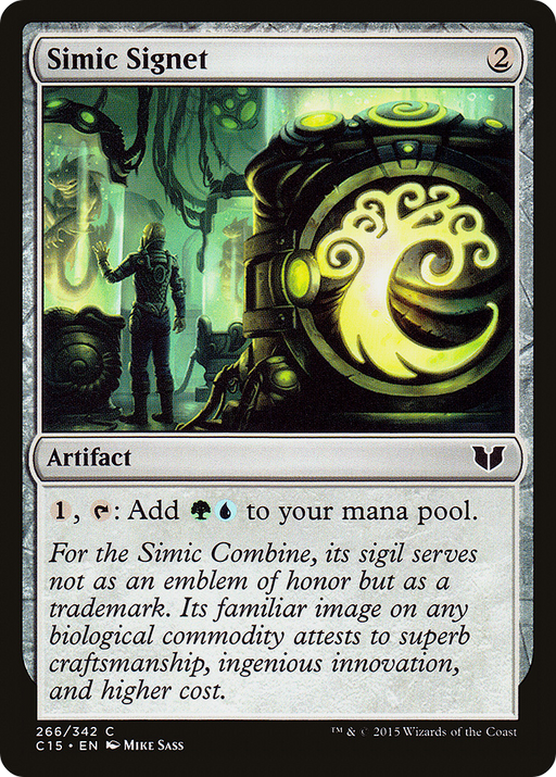 Simic Signet (C15-266) [Commander 2015] MTG Single Wizards of the Coast