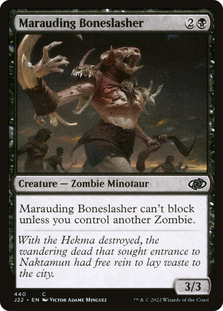 Marauding Boneslasher (J22-440) [Jumpstart 2022] MTG Single Wizards of the Coast