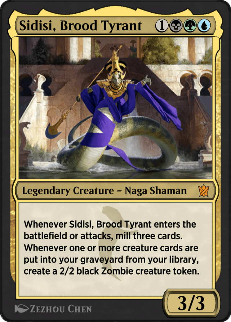 Sidisi, Brood Tyrant (KTK-199Y) [Khans of Tarkir] MTG Single Wizards of the Coast