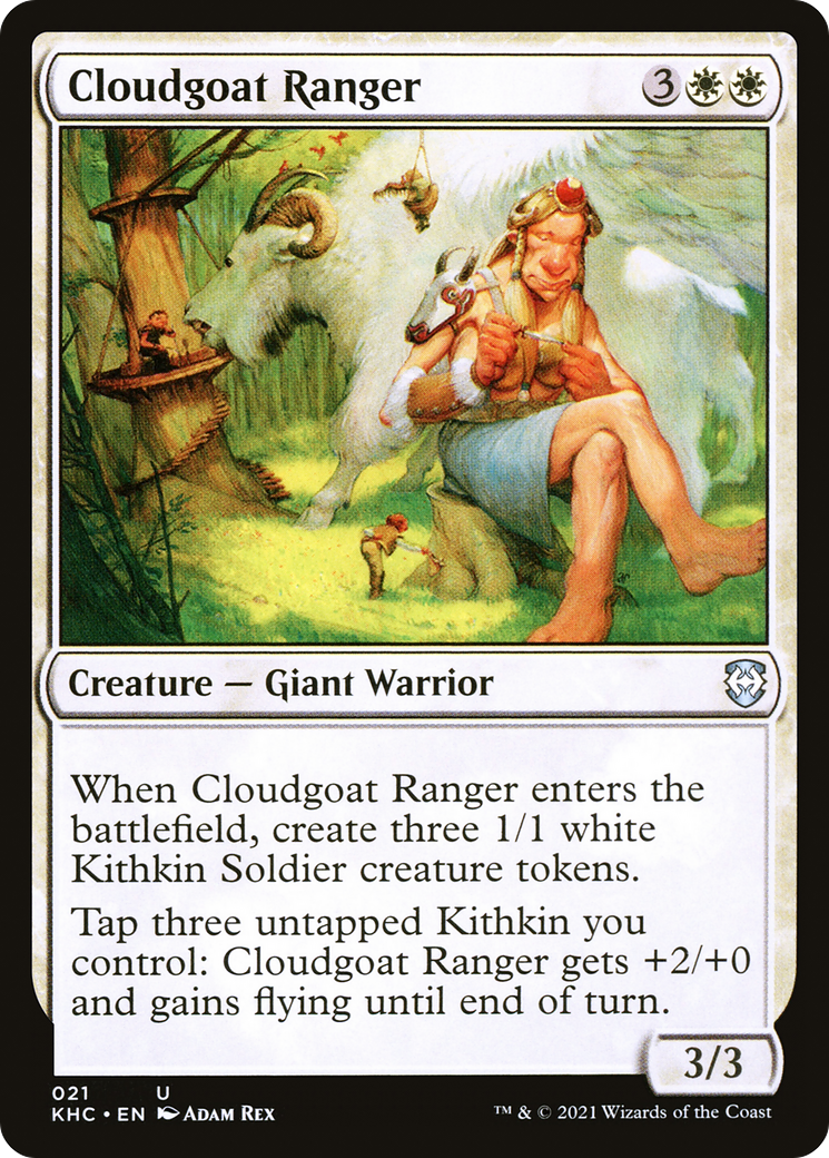 Cloudgoat Ranger (KHC-021) [Kaldheim Commander] MTG Single Wizards of the Coast