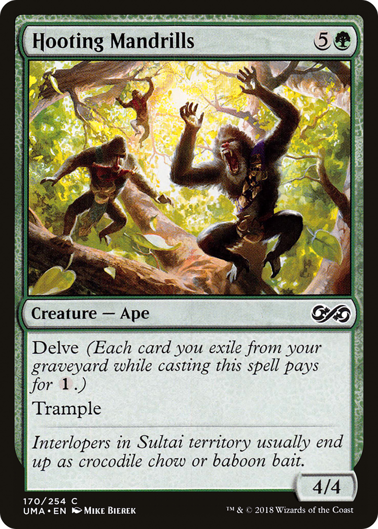 Hooting Mandrills (UMA-170) [Ultimate Masters] Foil MTG Single Wizards of the Coast