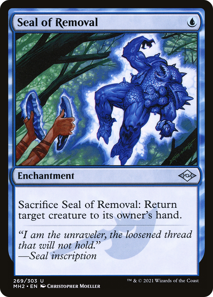 Seal of Removal (MH2-269) [Modern Horizons 2] Etched Foil MTG Single Wizards of the Coast