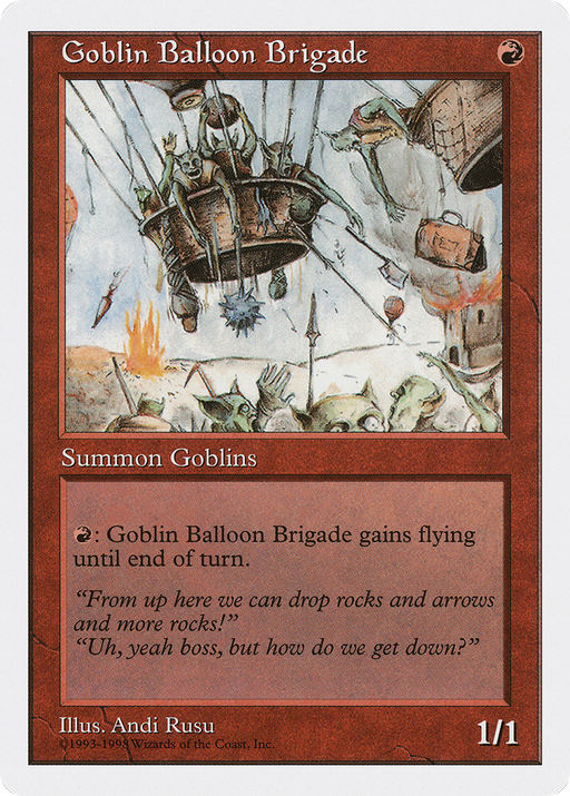 Goblin Balloon Brigade (ATH-030) [Anthologies] MTG Single Wizards of the Coast