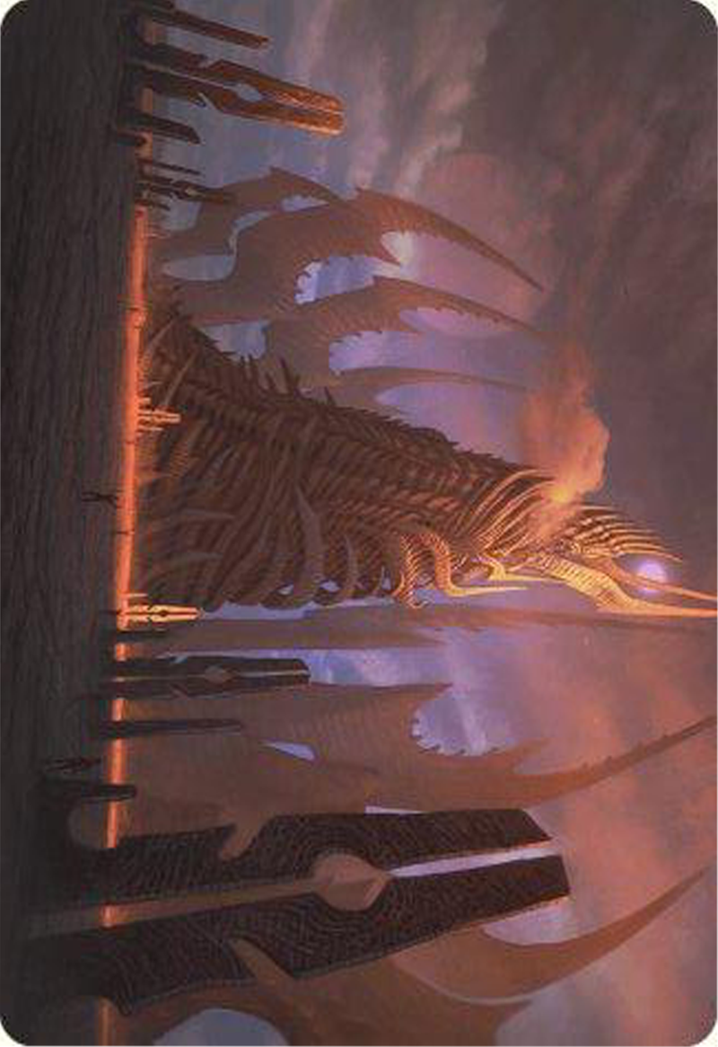 Phyrexian Tower Art Card [Art Series] Modern Horizons 3 MTG Single Magic: The Gathering